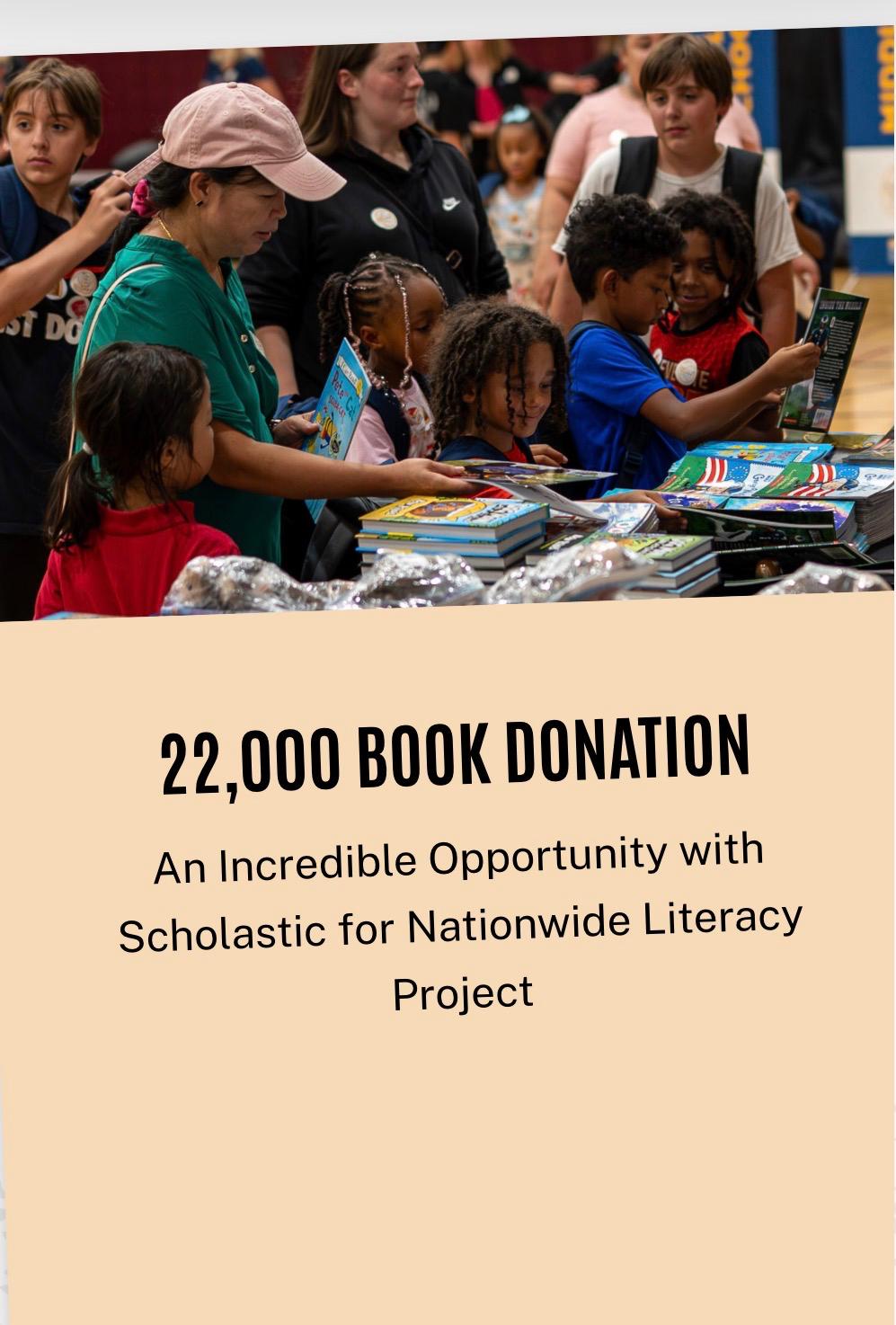 22,000 Books. One Promise Kept.